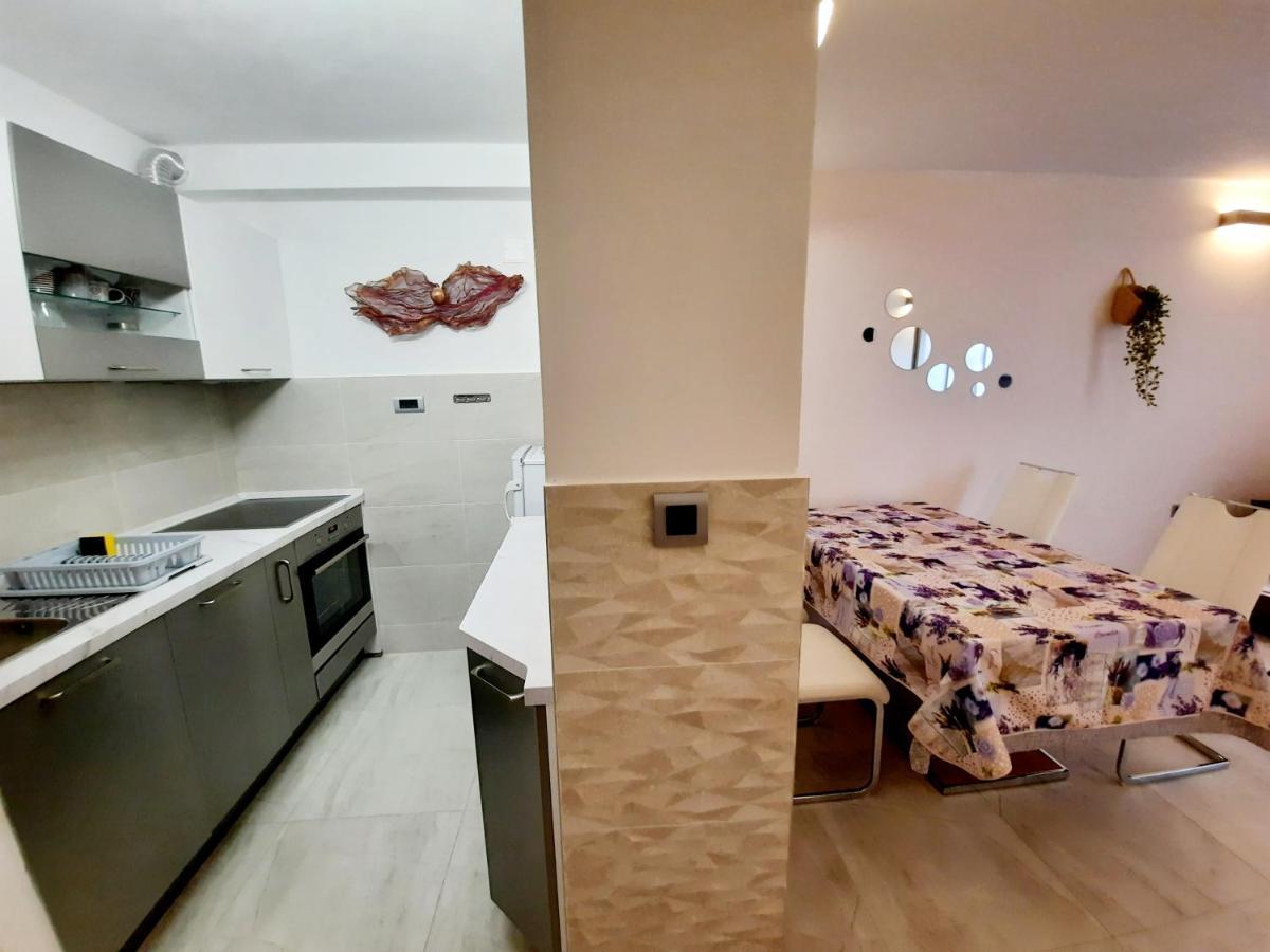Split Symphony Garden: Modern, New Apartment Eksteriør billede